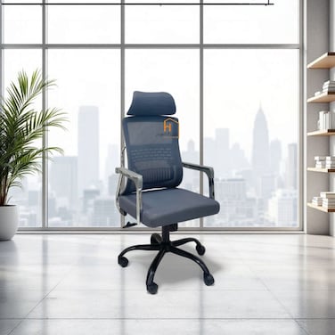 Swivel Office Chair (126 x 68 x 58) - Gray