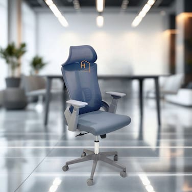 Swivel Office Chair (126 x 68 x 58) - Gray