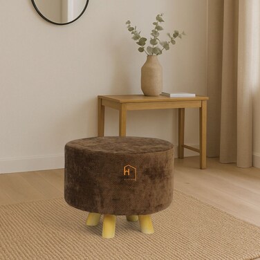 كرسي مخمل مفرد-28*27*28-بني