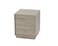 Fixed wooden chest of drawers - beige