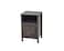 Fixed wooden chest of drawers - burnt brown