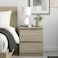 Fixed wooden chest of drawers - beige