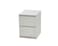 Fixed wooden chest of drawers - white