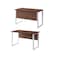 Wooden desk - light brown - 120 x 60 x 75 cm