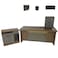 Brown Wooden Desk - 160 x 75 x 70 cm