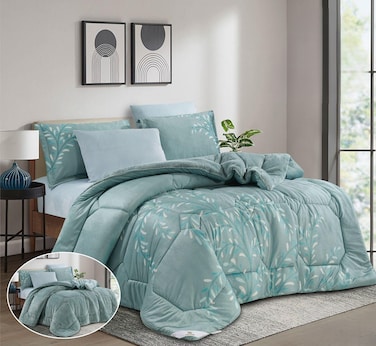 مفرش شتوي فرو ناعم- 6 قطع - نفرين - 3