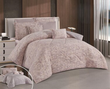 Soft Fur Winter Bedspread - 8 Pieces - Double - 4