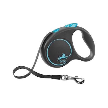 Flexi Design Tape Medium Retractable Dog Leash, Blue