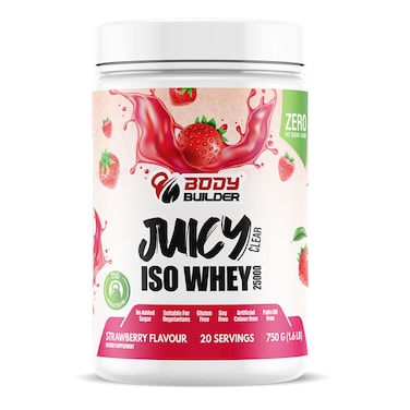 BODY BUILDER JUICY CLEAR ISO WHEY 25 STRAW 750G