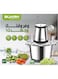 Buarn Professional EC-Sl08 Electric Stanlis Steel Chopper, 400W Power, 3L Capacity, 2-Speed Control