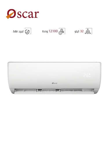تكييف هواء بارد وساخن 18000 وحدة حرارية بريطانية مع مجموعة انابيب بطول 4 متر، لون أبيض، موديل OS18TCR410SHC من اوسكار