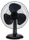 مروحة طاولة بالسون 16 بوصة، 3 شفرات، بقدرة 45 واط، مزودة بثلاث سرعات للهواء، تعمل بهدوء، باللون الأسود. الموديل 40065
