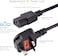 StarTech (1.5m) UK Computer Power Cable, 18AWG, BS 1363 To C13, 10A 250V, Black Replacement AC Power Cord, Kettle Lead/UK Power Cord, Power Supply Cable, TV/Monitor Power Cable (PXT101UK1.5M)