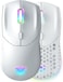 ASA M95 USB Wired Gaming Mouse, Honeycomb Macro Programming Mouse With 7 Programmable Buttons, Rgb Backlit, 2X Changeable Cap, Ergonomic Design For Mac, Laptop, PC - White