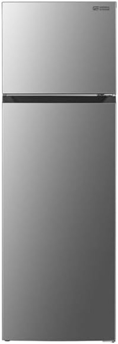 GS General Supreme Double Door Refrigerator With Freezer (8.9 Feet, 252 Litres), GSDF252HS, Silver (Installation Not Included)