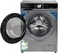GS General Supreme Front Load Washing Machine 8 Kg Wash/6 Kg Tumble Inverter, GSFLA0806DM, Dark Silver (Installation Not Included)