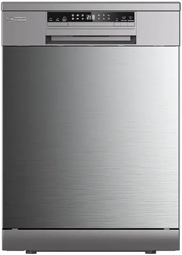 GS General Supreme GSDW1536SSGA Dishwasher, 6 Programs, 15 Place, 3 Shelf, Steel (Installation Not Included)