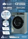 GS General Supreme Front Load Washing Machine 15 Kg Inverter, GSFL150WH, Dark Silver (Installation Not Included)