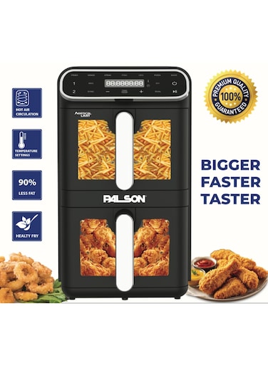 Palson Vertical Dual Drawer Air Fryer, 11L, 2460W, 40059