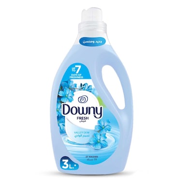 Downy Valley Dew 3L, Regular Fabric Softener, Dilute
