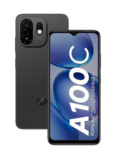 آيتل - A100C أسود نقي 3.5 جيجابايت رام 128 جيجابايت 4G إصدار الشرق الأوسط