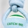 Coockoo Ball with Rope Loop Catch Me Dog Toy - Blue/Green
