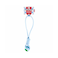 Coockoo Ball with Rope Loop Catch Me Dog Toy - Blue/Green