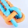 Coockoo Twisting Tugger Dog Toy - Blue/Orange