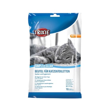 Trixie Simple'n'Clean Bags for Cat Litter Trays Box Disposable, XLarge