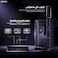 Majesty Mavera Pro Mid Tower PC Case, 7 Pre-Installed Infiniti ARGB Fans, ATX Support, 360mm Water Cooler Support, Type-C &amp; 2 x USB 3.0 Ports, Back-Connect Design, Black