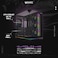 Majesty X Space Plus Mid-Tower PC Case, 7 x 120mm Infinity ARGB Fans, ATX Support, 360mm Water Cooler Support, Type-C &amp; 2x USB 3.0 Ports, Back-Connect Design, RGB Ambient Lighting, Black