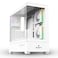 صندوق كمبيوتر ماجيستي ميد تاور رعد برو، 6 مراوح ARGB إنفينيتي 120 ملم مثبتة مسبقًا لتدفق هواء فعال، دعم ATX، يدعم مبرد مائي 360mm، منافذ 2×USB 3.0، ريموت تحكم، أبيض
