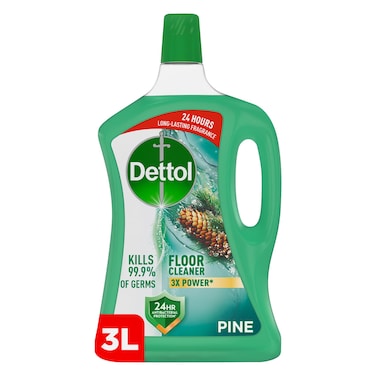 Dettol Antibacterial Floor Cleaner Pine Scent, 3L