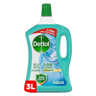 Dettol Antibacterial Floor Cleaner Fresh Aqua Scent, 3L