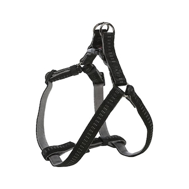 Trixie Softline Elegance One Touch Dog Harness -  Black/Graphite - Large