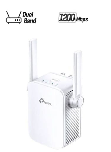 موسع نطاق الواي فاي AC1200 طراز RE305 أبيض