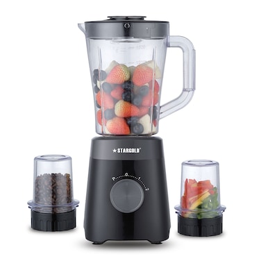 خلاط ستارجولد تيتانيو 3 في 1 - قوة 600 واط مع تقنية باور تشوب، SG-1389