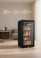 Dansat Refrigerator With Freezer, Single Door, 2.9 Feet, 83 Liters, DAN210SC, Black (Installation Not Included)