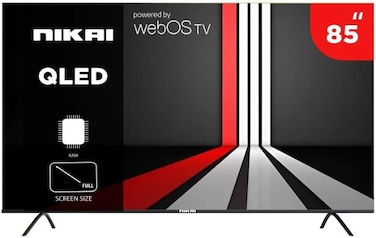 تلفزيون سمارت QLED، 85 بوصة، 4 كيه الترا اتش دي، ويب او اس، موديل NIK85MEU4QLED