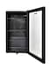 GVC Pro Mini Refrigerator With Glass Door Gvrg-195 Black (Installation Not Included)