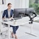 NB North Bayou Dual Monitor Desk Mount Stand Full Motion Swivel Computer Monitor Arm For Two Screens 17-27 Inch With 4.4~19.8lbs Load Capacity For Each Display F160