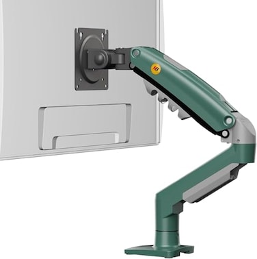 NB Nortbayou Universal Monitor Stand Single Arm Swivel Monitor Stand With Gas Spring Arm For 17-30 inch (2K-9K) F80 (green)
