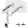 NB North Bayou Dual Monitor Desk Mount Stand Full Motion Swivel Computer Monitor Arm Fits 2 Screens up To 27'' With Load Capacity 4.4~19.8lbs For Each Monitor H180-W