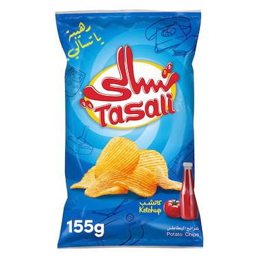 Tasali Potato Chips, Ketchup Flavor, 155g