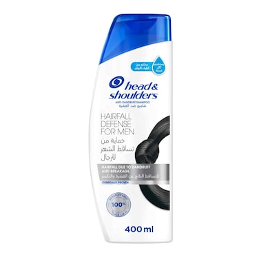 Head &amp; Shoulders Men Hairfall Defense Anti-Dandruff Shampoo, 400 ml