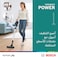 Bosch Cordless Vacuum Cleaner, Unlimited Series 6, Made in Germany, Blue, Rechargeable, Brushless Electric Motor, Nozzle, Suitable For Home Cleaning And All Floors And Surfaces