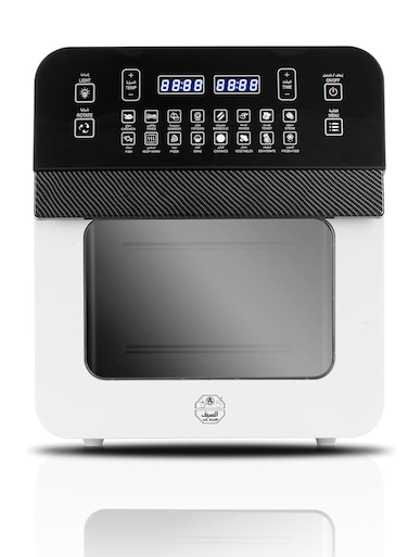 مقلاة هوائية من السيف فاست فايبر مع شاشة ذكية بالكامل، 12 لتر، 1500 واط، E04500، أسود