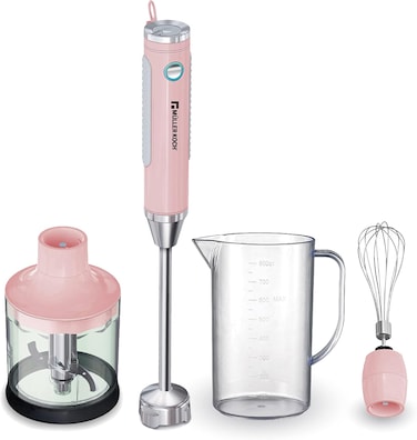 Muller Koch 4-in-1 Hand Blender 400 Watts Pink - MK-6035