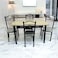 Wooden Dining Table - 4 Chairs