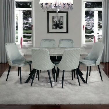 Wood Dining Table - 4 Chairs